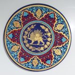 دیوارکوب شیر و خورشید تذهیب کد 2