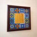 آینه کاشی دستساز هفت رنگ
