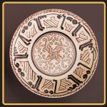 بشقاب سفالی نیشابور کد 113