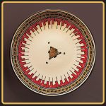 بشقاب سفالی نیشابور کد 143
