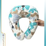بالش دور گردنی با الیاف طبیعی طرح یک