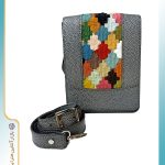 کیف چرم نگار گلیم سوزنی
