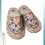 پاپوش نمدی دمپایی حمام طرح پنج