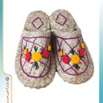 پاپوش نمدی دمپایی حمام طرح شش