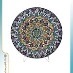 بشقاب دیوارکوب میناکاری کد 1