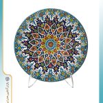 بشقاب دیوارکوب میناکاری کد 5