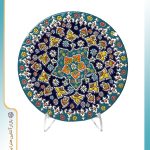 بشقاب دیوارکوب میناکاری کد 6