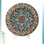 بشقاب دیوارکوب میناکاری کد 9