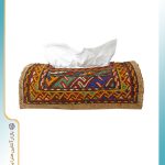 جا دستمال کاغذی گلیمی سنتی کد 1