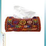 جا دستمال کاغذی گلیمی سنتی کد 2
