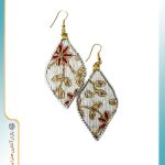 گوشواره پارچه‌ای طرحدار کد 2