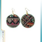 گوشواره پارچه‌ای طرحدار کد 5