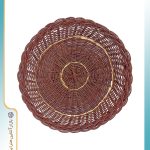 سبد آبکش برنج حصیری پایه دار (ارغوان بافی)