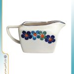 سس و آبلیمو خوری سرامیکی طرح گل آبی