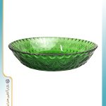 سالاد خوری شیشه‌ای طرحدار مدل 1