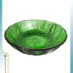 سالاد خوری شیشه‌ای طرحدار مدل 2