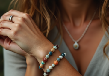 a_woman_buying_a_bracelet_and_necklace_with_natural_stones_z5y47ps7z9dmsh8spy5u_0